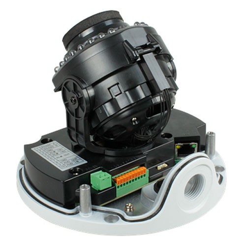 Domo IP H.265 4 Mpx, Lente Varifocal Motorizado 2.8-12 mm, WDR 120db, IR 30 mts, IP67/IK10